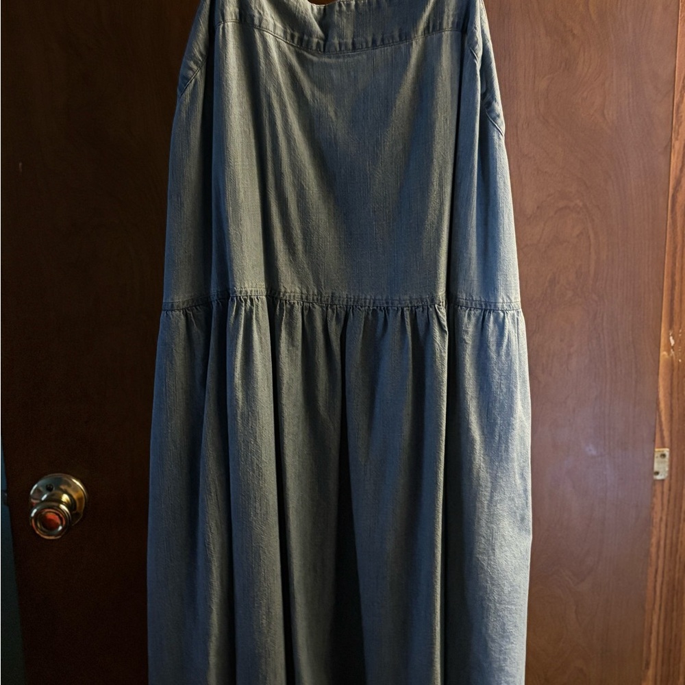 Caslon Blue Denim Maxi dress